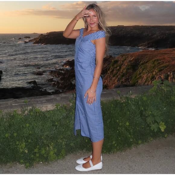 RARE!!! MANGO Off-the-Shoulder Midi Dress NWT - Picture 5 of 16